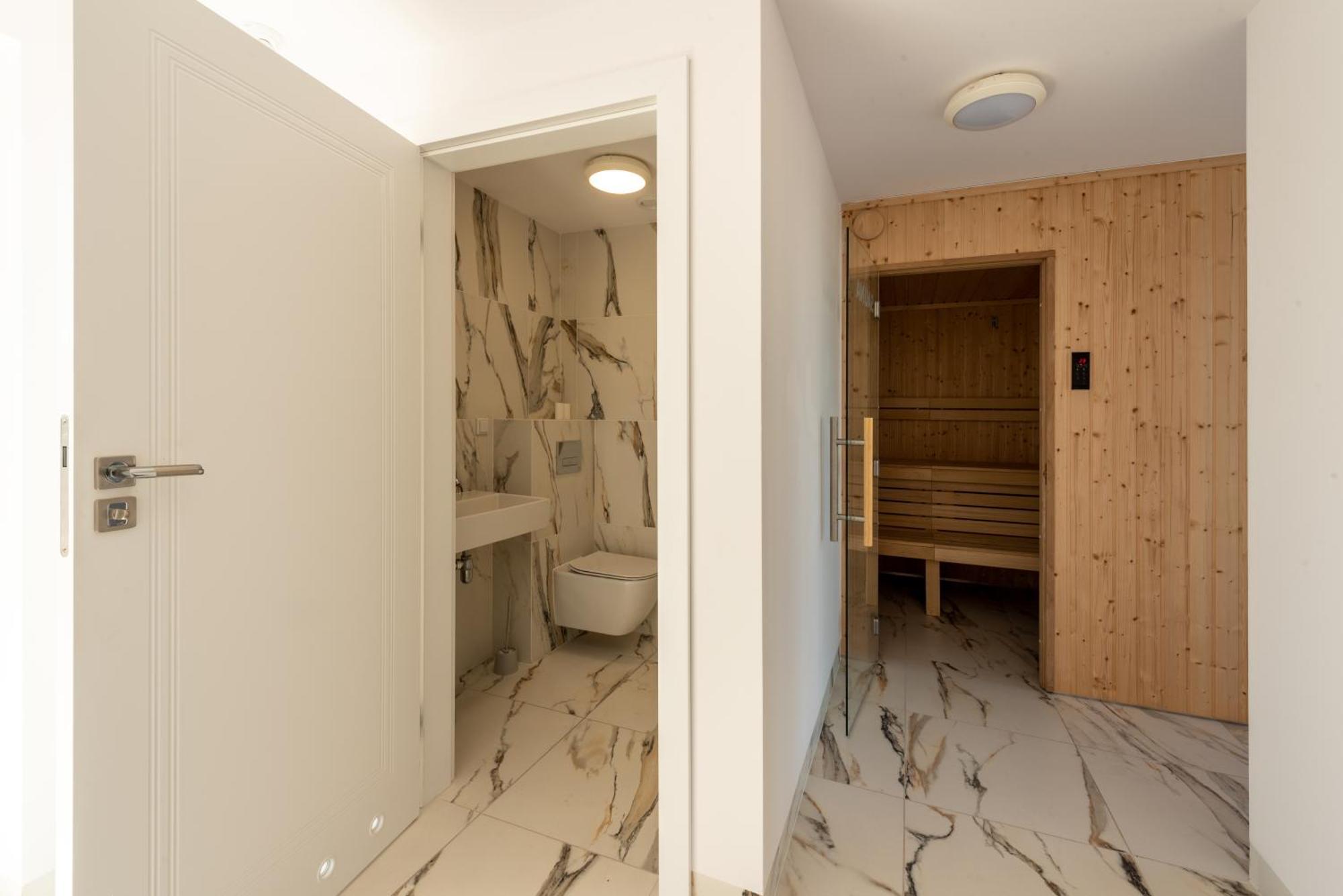 Horyzont Apartamenty- Studio- Sauna&Fitness -Baltycka 2- Sniadania โควอบเซก ภายนอก รูปภาพ