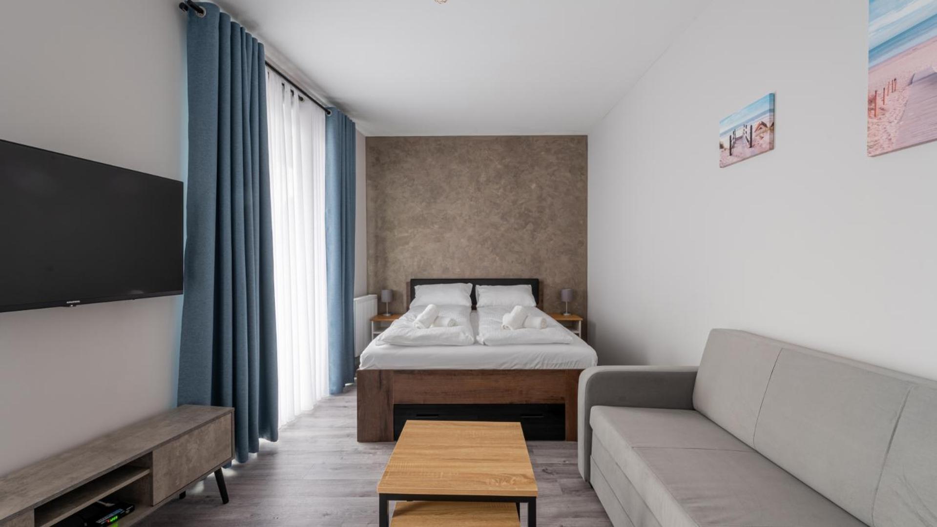 Horyzont Apartamenty- Studio- Sauna&Fitness -Baltycka 2- Sniadania โควอบเซก ภายนอก รูปภาพ