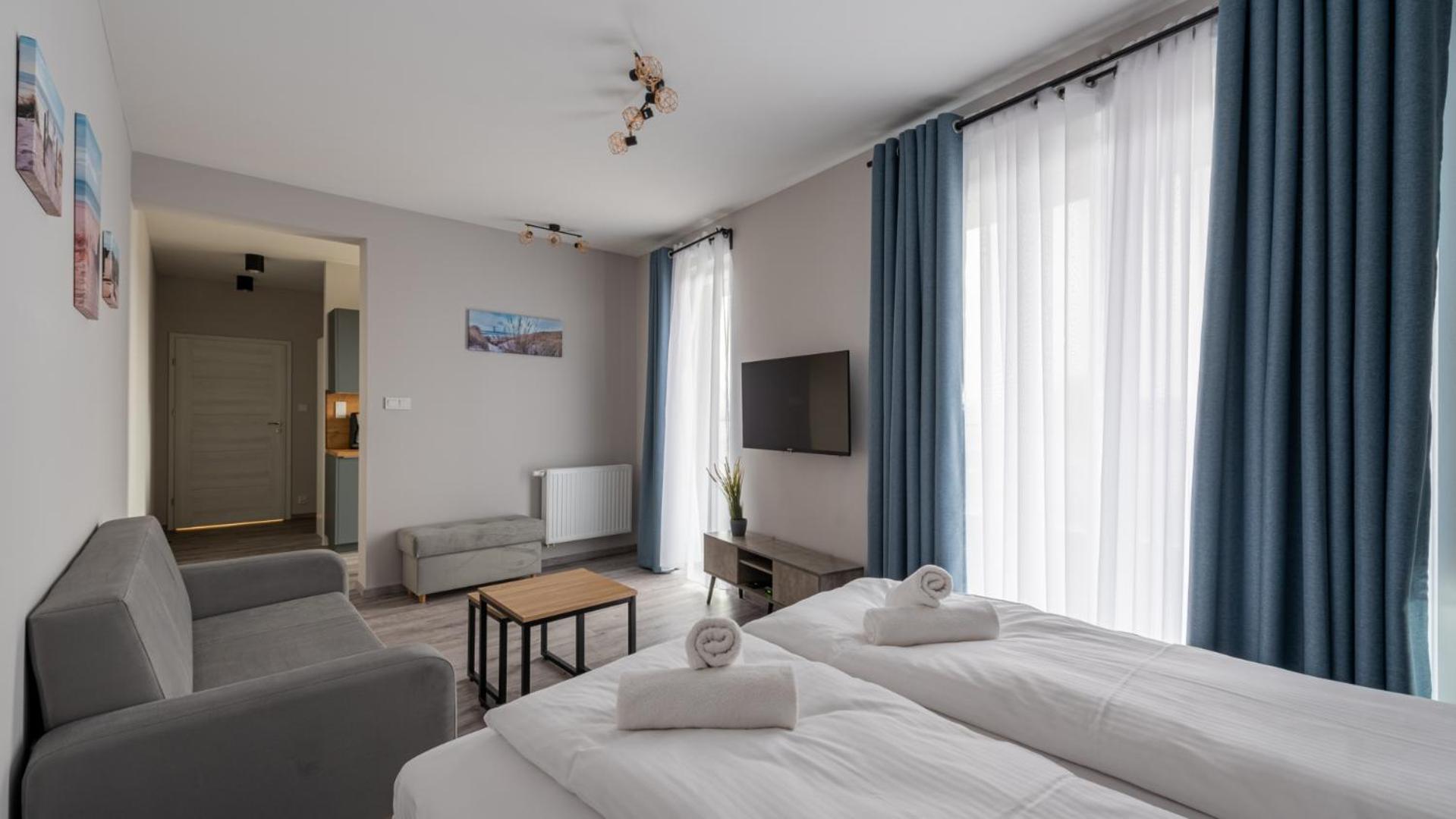 Horyzont Apartamenty- Studio- Sauna&Fitness -Baltycka 2- Sniadania โควอบเซก ภายนอก รูปภาพ