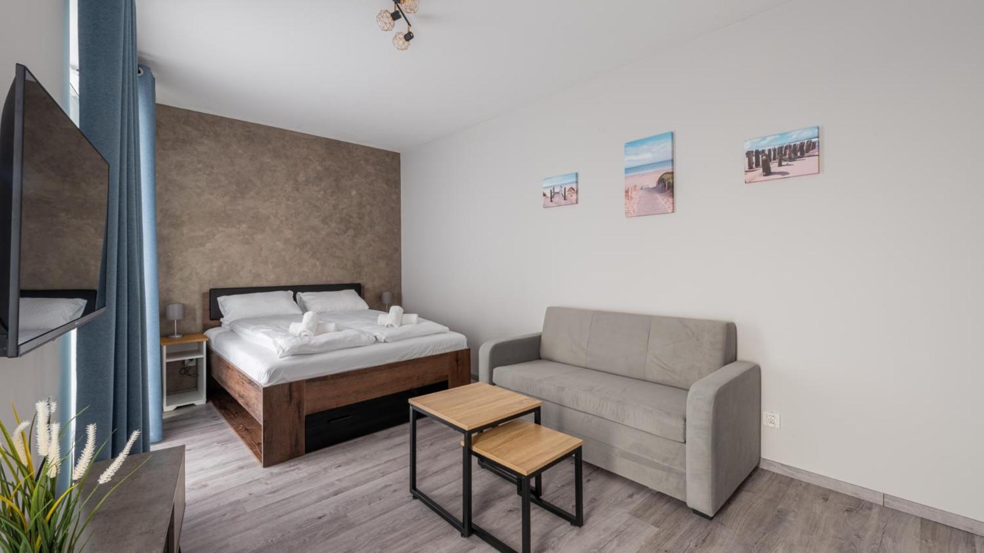 Horyzont Apartamenty- Studio- Sauna&Fitness -Baltycka 2- Sniadania โควอบเซก ภายนอก รูปภาพ